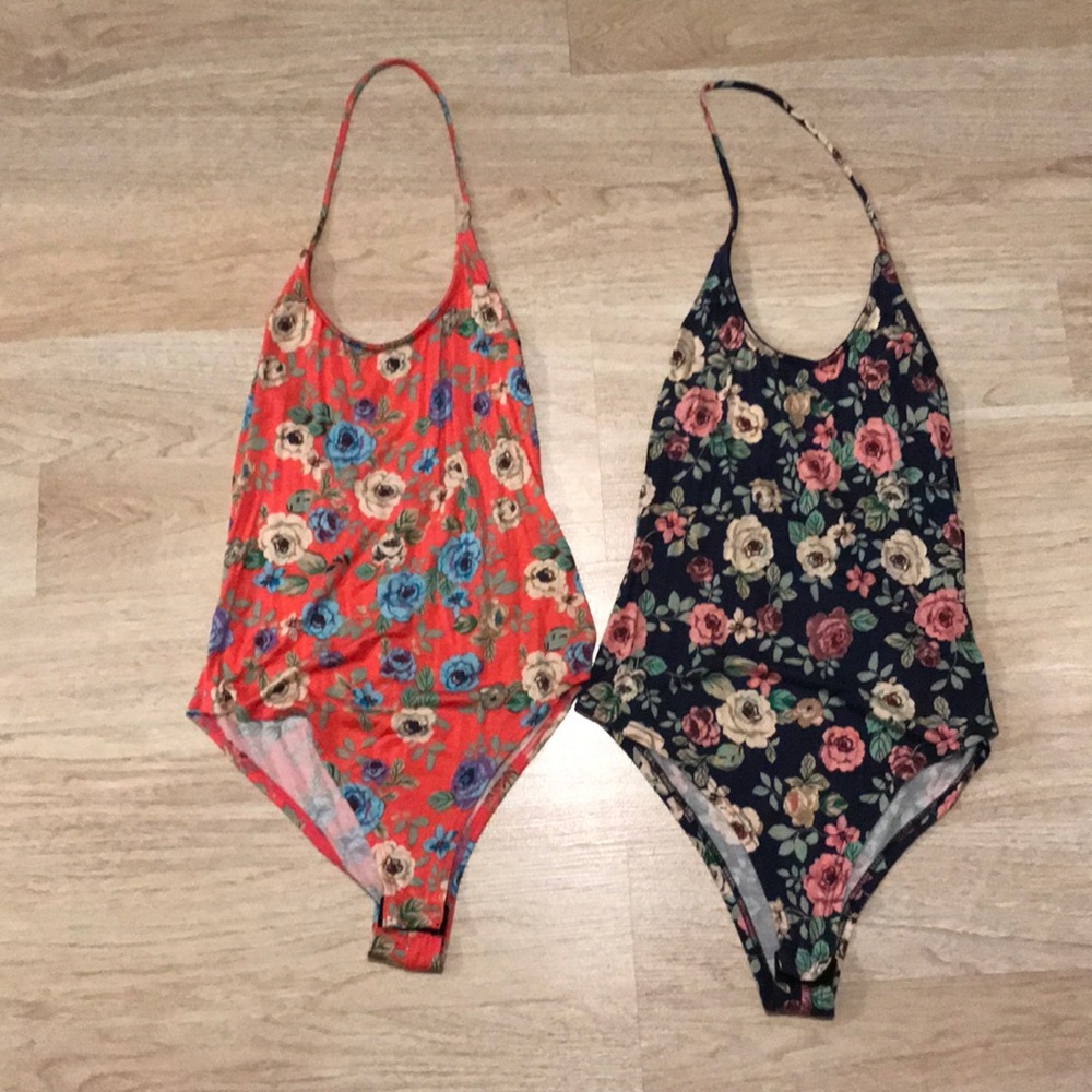 Floral body suits size small